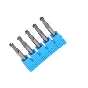 HRC50° Three Flute Ball Nose End Mill High Efficient Aluminum Ball Nose Drill