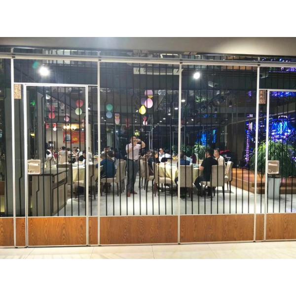 Banquet Hall Folding Partition Walls , Interior Sliding Room Dividers