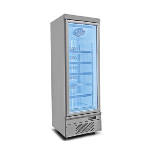 Fan cooling Bottom Units Glass door Fridge Inside Visible Stand Display Freezer