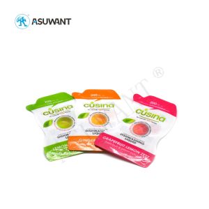 Quality Food Packaging Stand Up Pouch Custom Printing Recycled 3 Side Sealed Without Handle for sale