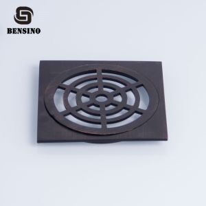 11cm*11cm Zinc Bathroom Floor Drain Strainer Chrome Plated