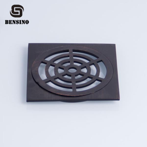 Buy 11cm*11cm Zinc Bathroom Floor Drain Strainer Chrome Plated at wholesale prices