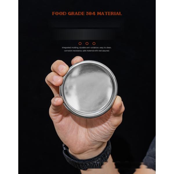 Foam Milk Function Stainless Steel Coffee Portafilter Blind Basket for Espresso Machines