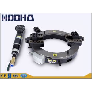 Adjust Speed Pneumatic Pipe Cutter , Pipe Beveling Machine Compact Design