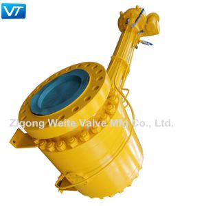 Underground Fully Welded Pipeline Ball Valve Forged Steel With Electrical