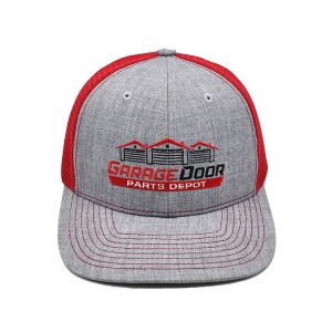 Custom 6 Panel Trucker Cap Embroidered Logo Polyester Mesh Hat