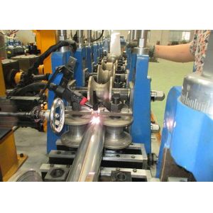 Manual Down Pipe Roll Forming Machine / Continuously Tube Roll Forming Machine