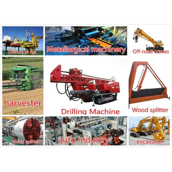 Harvesters Double Acting Telescopic Hydraulic Cylinder for Agricultural Machinery
