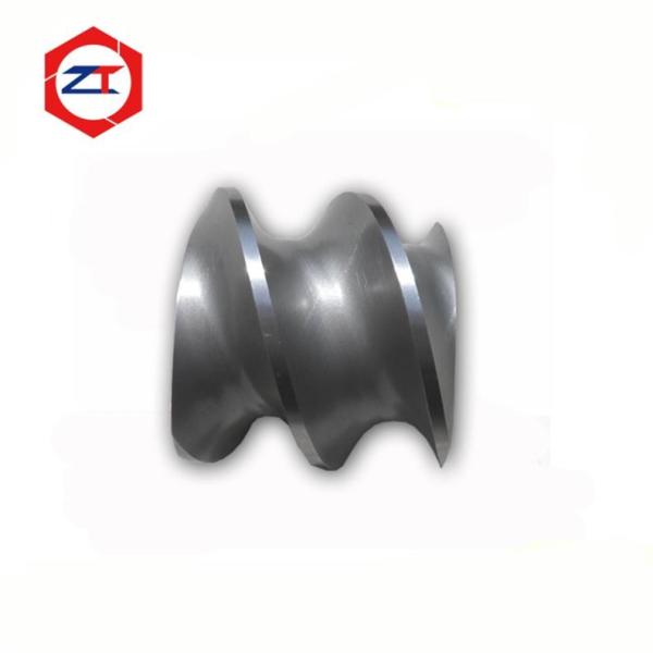 OD 62.4mm Covey Screw Element Segment , Wear Resistant Extruder Screw Pvc Pipe