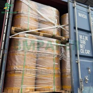 30g Single Gloss Waxed Black Paper Roll 370mm 375mm 380mm Premium Inner Liner