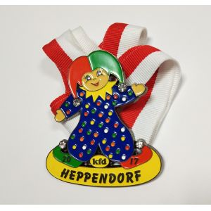 Germany medals supplier , largest germany carnival medal , debossed painted gold