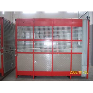 Dipping Zinc Spray Paint Safety Control System Building Cage Hoist Single Cage