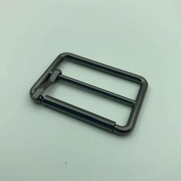 Buy Black W33mm Needlepoint Belt Buckle Customized Logo Bag Accessory at wholesale prices