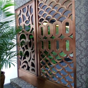 Interior decorative laser cutting stainless steel screen partition