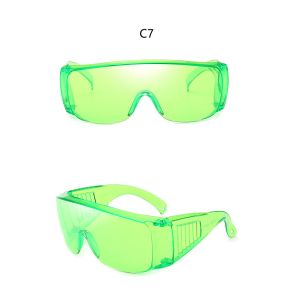 Transparent Lens Oversized Sunglasses UV400 38g Windproof Goggles