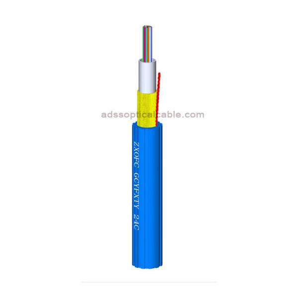Buy 24 Core Micro Fiber Optic Cable Air Blown SM MM GCYFXTY Duct Application at wholesale prices