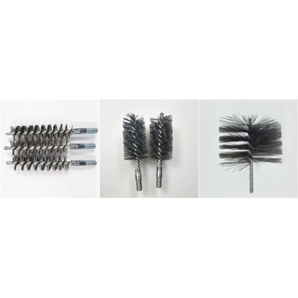 Custom Size Nylon/Abrasive Wire Twisted Brush – Tube Cleaning & Deburring