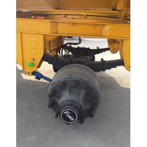 28T Flatbed Full Trailer ABS With Front HOWO Cargo Hook