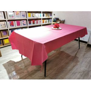 Disposable Premium Paper Tablecloths 137cm*274cm Waterproof Holiday For Party