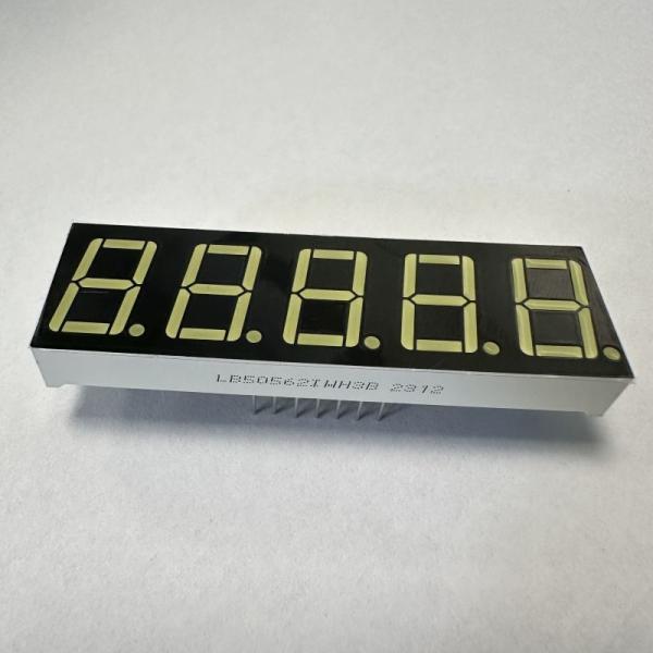 0.56inch 5-Digit Ultra Bright White 7 Segment LED Display Common Cathode for