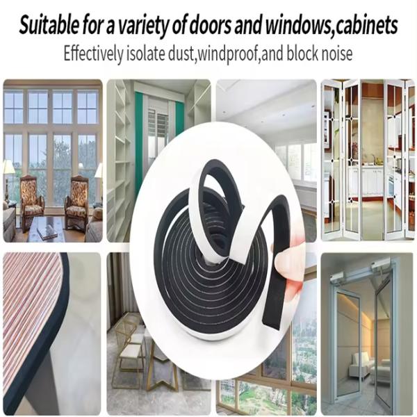 Multi-Functional Sliding Door Rubber Soundproof automotive weather stripping for Window Door Sealing