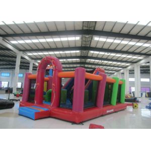 Clown Theme Water Bouncy Castle , Outdoor Amusement Adult Slip And Slide