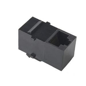 8P8C Female To Female 90° Angle RJ45 Keystone Modular Jack