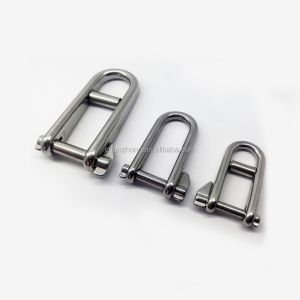 Marine Hardware Shade Rigging Sail Long D Shackle With Eye Screw Pin 316