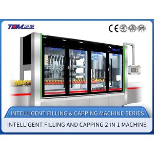 China Liquid Filling And Capping 2 In 1 Machine Combining Filling Capacity With Capping System Ideal For Bottling Production Lines on sale
