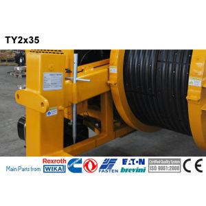 Transmission Line Stringing Equipment 2x35KN Hydraulic Tension Machine
