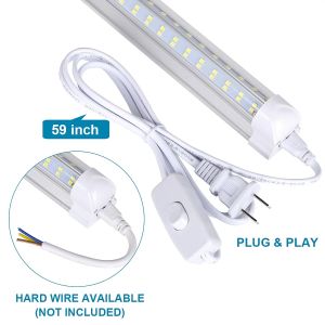 120LM/W Light V Shaped Bulb Led 28W 5500k 6000k With US Or EU Plug Clips Screws
