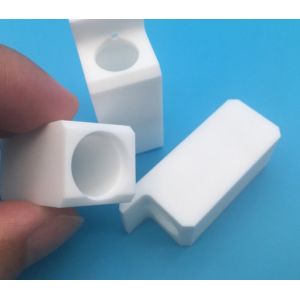 High Temperature White Micalex Macor Ceramic Components Machinable Block Macor