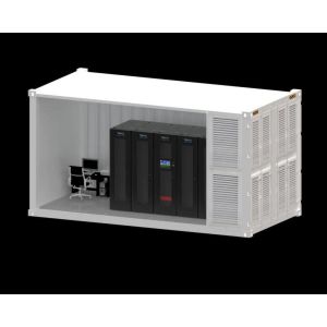 White Integrated Shipping Containerized Data Center For IT System