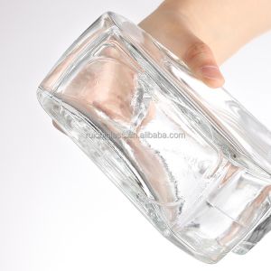 Customized Custom Make Unique Shaped 500ml 750ml Whisky Vodka Bottle