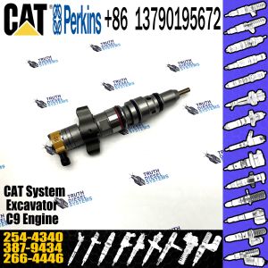China Diesel engine fuel injector 254-4340 excavator C9 diesel engine fuel Injector 2544340 254-4340 on sale