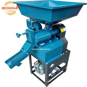 220V 4HP Mini Rice Mill 300kg Per Hour Rice Husk Machine Peeling 90% Rate