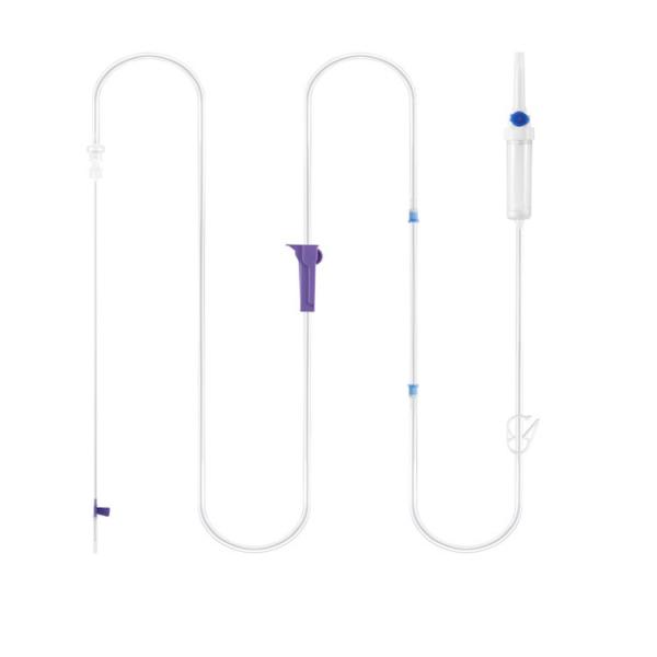 Buy Medical Disposable Blood Infusion Set Transparent 150cm Length at wholesale prices
