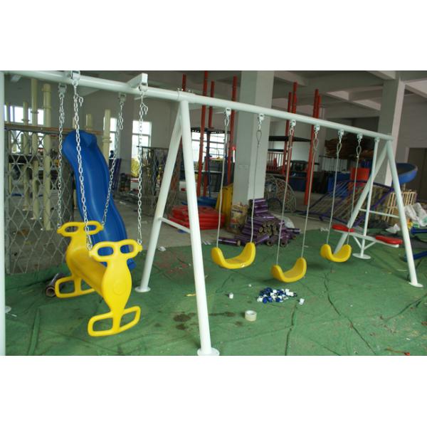 Outdoor Backyard Childrens Swing Set With Reinforced Connectors KP-G010