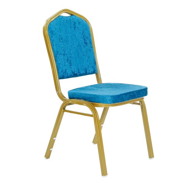 Color options for banquet chairs including gold, silver, black and white