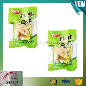 Food Grade Silvery Pickles Plastic Packaging Bag with Antiseptic Properties