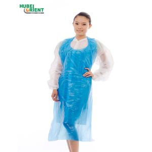Odorless Non Irritating Disposable PE Apron Without Sleeves