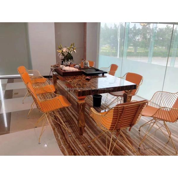 Polished Black Sea Onyx Marble Translucent Texture for Interior Wall Panel Decoration