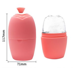 Sustainable Silicone Facial Ice Roller for Cooling Massage and Beauty Care