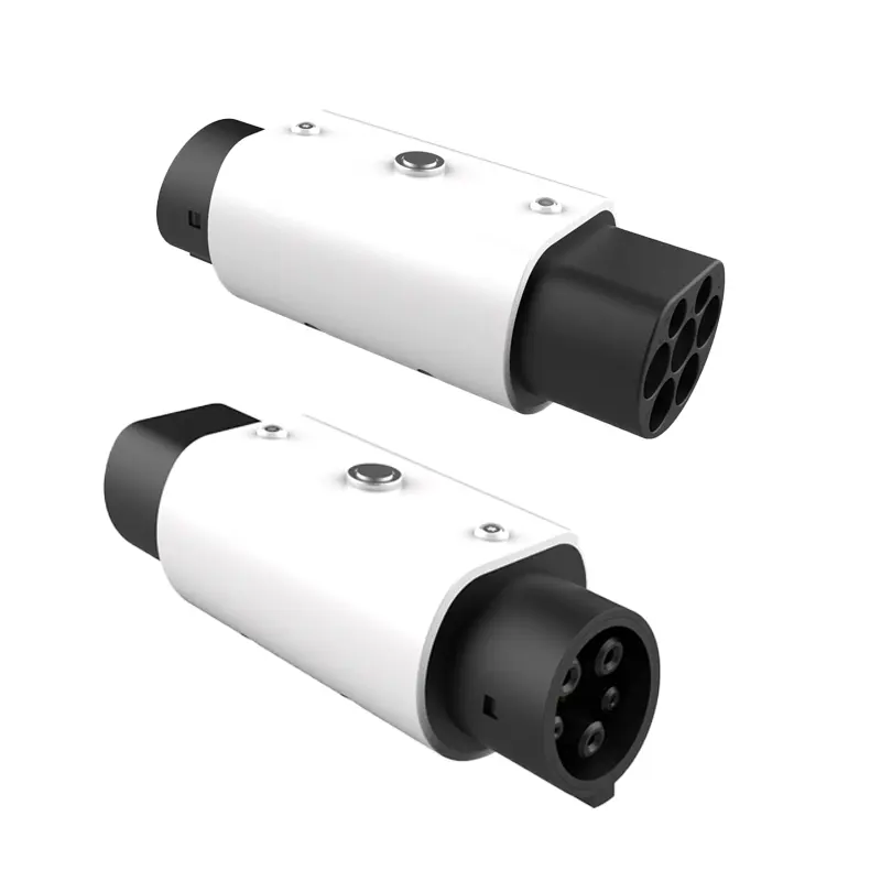 China Type2 IEC 62196 to J1772 Adapter EV Adapter Type 2 to Type 1 Electric Cars Charger Converters on sale