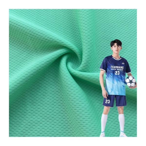 Athletic Wear Bird Eye Fabric 140-160gsm Dry Fit 100% Polyester 150cm-180cm