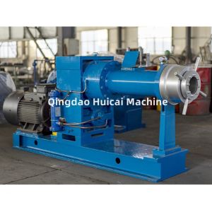 Year Hot Feed Rubber Extruder Machine with 3585x814x1470 mm Size