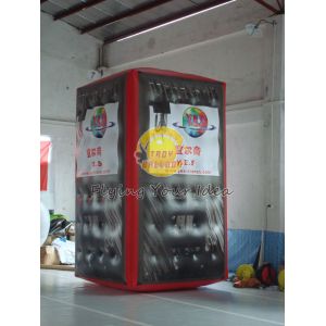 Quality Durable Waterproof Filled Cube Balloon with 0.18mm PVC, Inflate Ground Balloon for sale