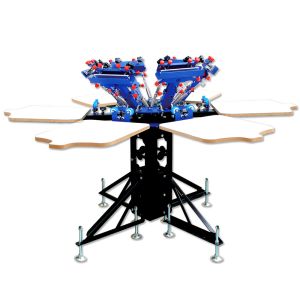 Buy cheap cheap t-shirt rotary silk screen printing machine from wholesalers