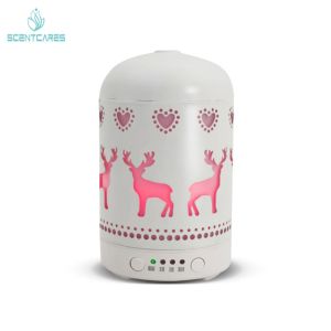 Home office Aromatherapy Essential Oil Diffuser 100ml Metal Art Ultrasonic Aroma