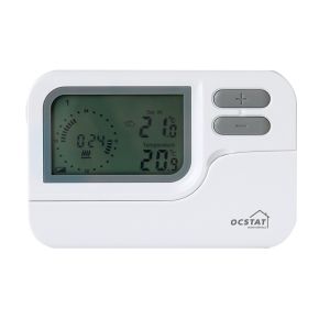 Riseem Heating White Remote Control Heating Thermostat Wireless Seven Days